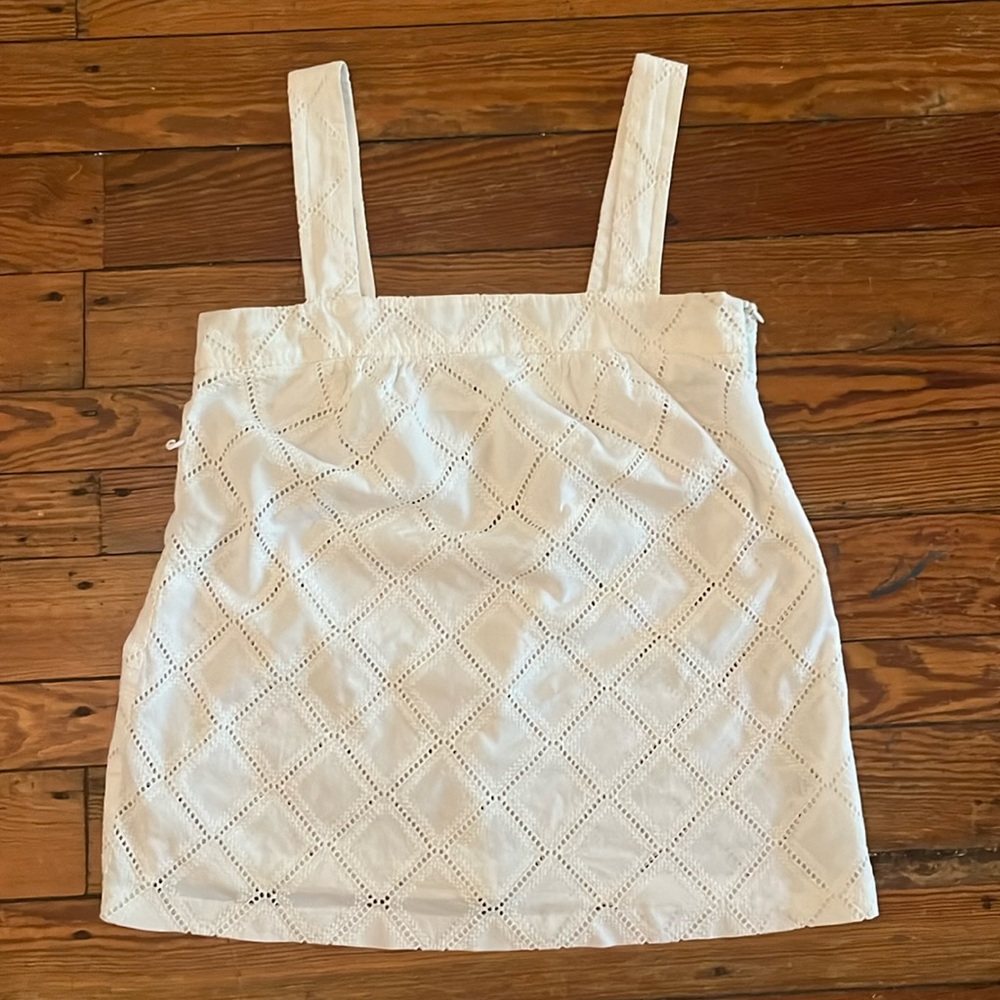 Trina Turk eyelet tank top